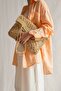 Cream Color Mesh Bag Handmade Paper String Knitted Daily Shoulder Bag - Summer