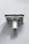 Square Metal Button Chrome Kitchen, Hallway, Cabinet, Drawer Handle - 2