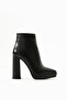 Women's Beige Genuine Leather Platform Boots - 2