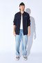 Parachute Fabric Printed Rainproof Oversize Coat with Snap Fasteners |   Ee100345791 - 7
