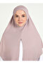 Çeneli Spor Micro Scarfs Hijab - Smoke Rose - (St026), (Id 7802638) - 4