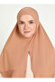 Çeneli Spor Micro Scarfs Hijab - Light Caramel - (St026), (Id 7802652) - 4