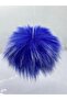 Plush Pompom Scarf Beanie Bag Handmade Decoration Accessory 7cm Diameter Pack of 10 Drawstring Saks White - 2