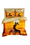 Wild Nature Giraffes Digital Double Bedding Set