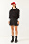 Women's Black Heart Embroidered Sweatshirt Mbhs016 60601016 - 7