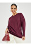 Oversized Solid Longline Sweatshirt