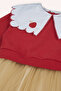 Baby Girl Wide Collar Red Dress - 6
