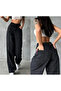 Women's Baggy Jeans Adjustable with Back Buckle - 4