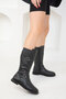 Women's Black Boots 19801 - Stylish - 4
