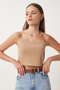 Women's Mink White Rope Strap 2 Piece Pack Knitted Bustier Di00007 - 3
