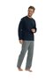 U.S. Polo Assn. Men's Navy Blue Patched Pajama Set 025K.1Zet8.A.Gr.8.Ou3.P6.Km.11 - 3