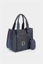 Stylish Tote Bag for Women - Hand and Shoulder Bag with Wallet, Zipper Closure, Solid Color (Casual and Work) - 3