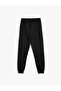 Three-Thread Jogger Sweatpants with Pockets and Tie Waist