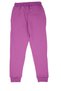 Girl's Side Pocket Adjustable Lace up Stripe Detailed Sweatpants Violet Purple - 3