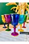 Colorful 6-Person Glass Gilded Coffee Water Glass 12cm - 4