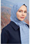 ARMANDA COTTON MONOGRAM ŞAL BEBE MAVİ - 3