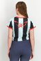 Women Sportswear Fit Short Sleeves Training Top, Multicolor - 3