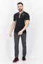 Men Sportswear Fit Short Sleeve Tennis Polo Shirt, Black - 4