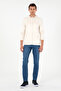 Men's Cream Knitted Cardigan 50289029-Vr071 - 4