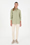 Women's Light Khaki Long Sleeve Tunic Shirt 50293568-Vr183 - 4
