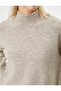 Basic Stand Collar Oversize Sweater - 5