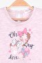 Girl's Long Sleeve Dress Baby Printed Patterned 1-4 Years, Beige Melange - 3