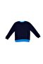 Boy's Sweatshirt Mix Color Navy Blue - 3