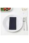 Black Mottaga Napkin 38X38 cm 25 Pieces Pocketed Napkin Invitation Presentation Napkin - 2
