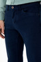Men's Slim Fit Navy Blue Canvas Trousers 50272363-Vr033 - 6