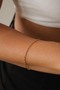 Steel Textured Zipper Model Chain Bracelet Lip Chain 1mm 17+4Cm-21Cm Non-Tarnish - 5