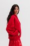 Kırmızı Oversize Sweatshirt - 4