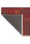 Maya Collection Red Themed Multicolored Lines Patterned Modern Decorative Carpet Maya04 - 5