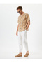 Short Sleeve Shirt Ethnic Print Cotton