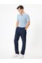 Polo Neck T-Shirt Slim Fit Short Sleeve Collar Detail - 2