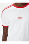 Slim Fit T-Shirt with Slogan Print, Short Sleeves, Crew Neck, Ribbed - 5
