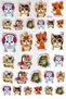 A4 Size Lim525 Model Sticker Notebook - Embossed and Planner Sticker, Cat Sticker