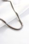 316L Stainless Steel Necklace - Flat Chain Men's Steel Necklace - Non-Tarnish Necklace - Anti-Allergic