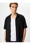 Summer Shirt Sleeve Pocket Candidate Button Turn-Down Collar - 2