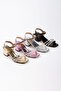 Ocean Series Black Women's Heeled Evening Shoes - 6