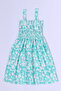 Girl's Strap Dress Flower Pattern B35 - 3