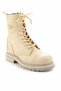 Rubber Sole Leather Boots - 3