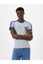 Crew Neck Slim Fit Cotton T-Shirt - Short Sleeve and Printed - 2