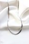 316L Stainless Steel Necklace - Scrunch Chain Men's Steel Necklace - Non-Tarnish Necklace - Anti-Allergic - 3