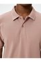 Collared T-Shirt Buttoned Slim Fit Short Sleeve - 5