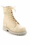 Rubber Sole Leather Boots - 3
