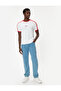 Slim Fit T-Shirt with Slogan Print, Short Sleeves, Crew Neck, Ribbed - 2