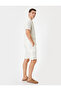 Linen Shorts with Cargo Pocket Detail Bermuda - 2