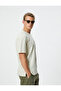 Oversize T-Shirt Pocket Detailed Crew Neck Short Sleeve Cotton - 2