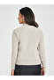 Solid High Neck Sweater - 4