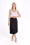Black waist tie detail skirt 9156m - 8